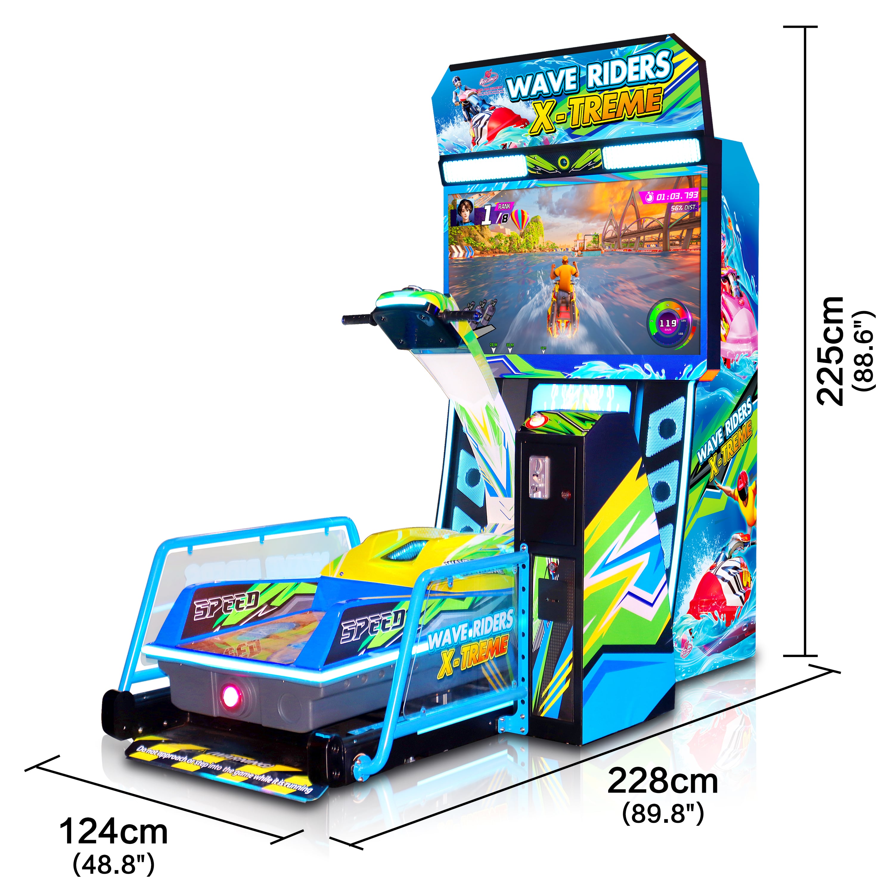 施設向けカーレーシングアーケードゲーム機［2024］